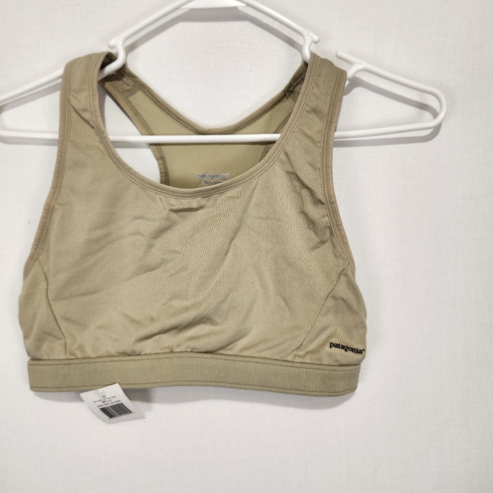 Patagonia Tan Sports Bra Size M